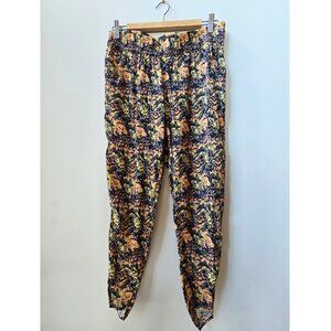 Anthropologie La Vie by Sam and Lavi Floral Cropped Leggings Small S 2 4 6 8